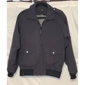 🚔 Blauer Police Jacket Mens Medium Green Liner Full Zip Snap Police Security